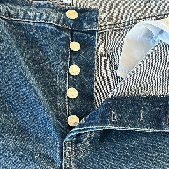 RAILS THE MELROSE CLASSIC SLIM BUTTON FLY JEANS IN ARTIC DISTRESS NWT WOMEN'S 32 - Picture 9 of 16